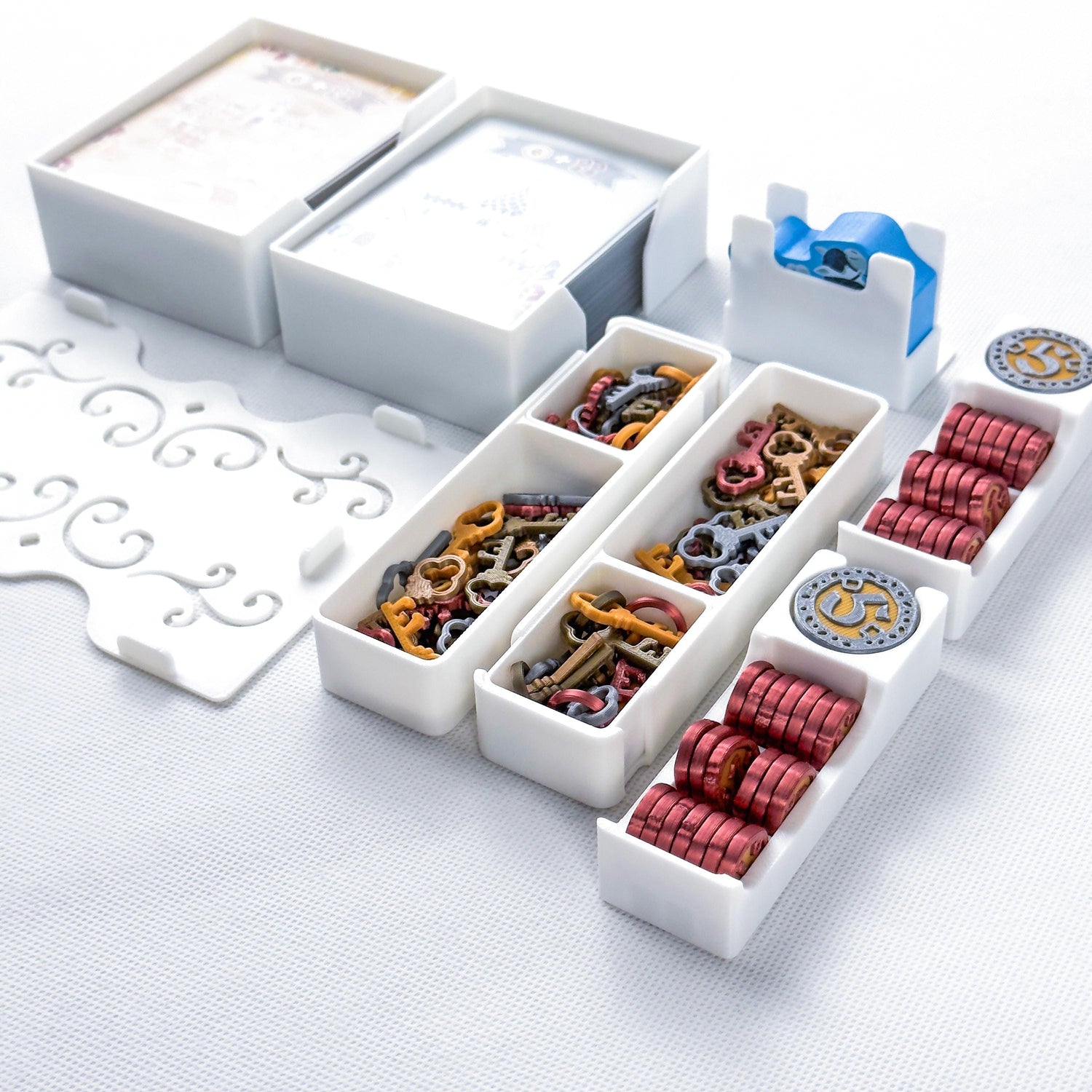 Castle Combo – 3D Deluxe Keys (5 mixed colors) & Coins Set (100 pcs)