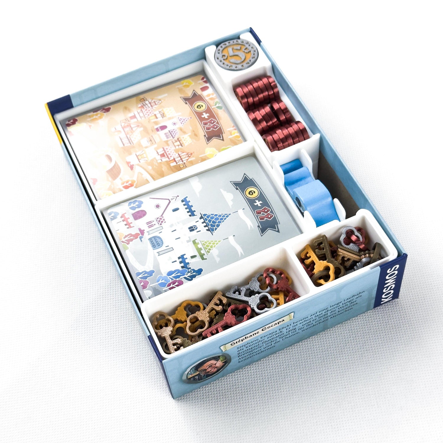 Castle Combo – 3D Deluxe Keys (5 mixed colors) & Coins Set (100 pcs)