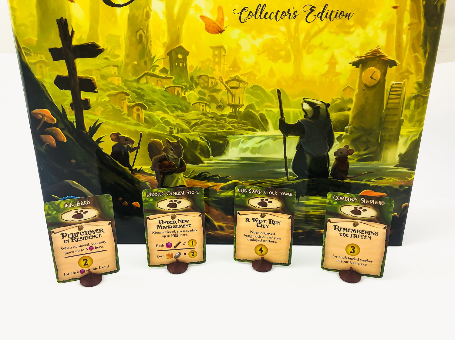 Everdell – Event-Kartenhalter 4Stk. – Brettspiele / Boardgames - 3d Druck / Print