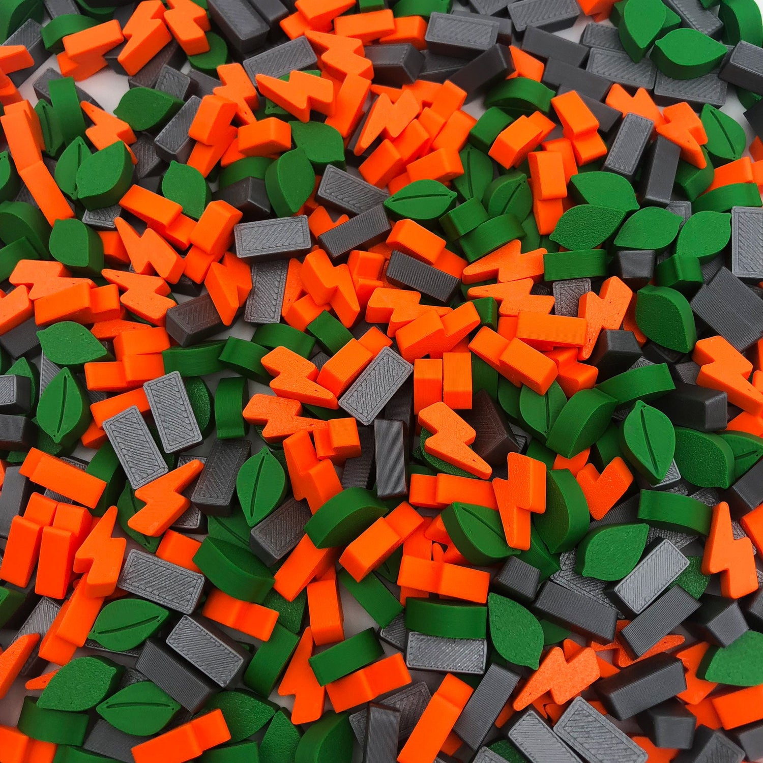 Evacuation – 3D Resources Set (115) / Produktion Marker (12) - Boardgame Upgrade – 3D Print