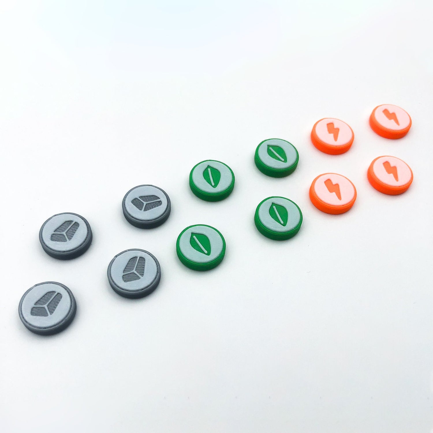 Evacuation – 3D Resources Set (115) / Produktion Marker (12) - Boardgame Upgrade – 3D Print