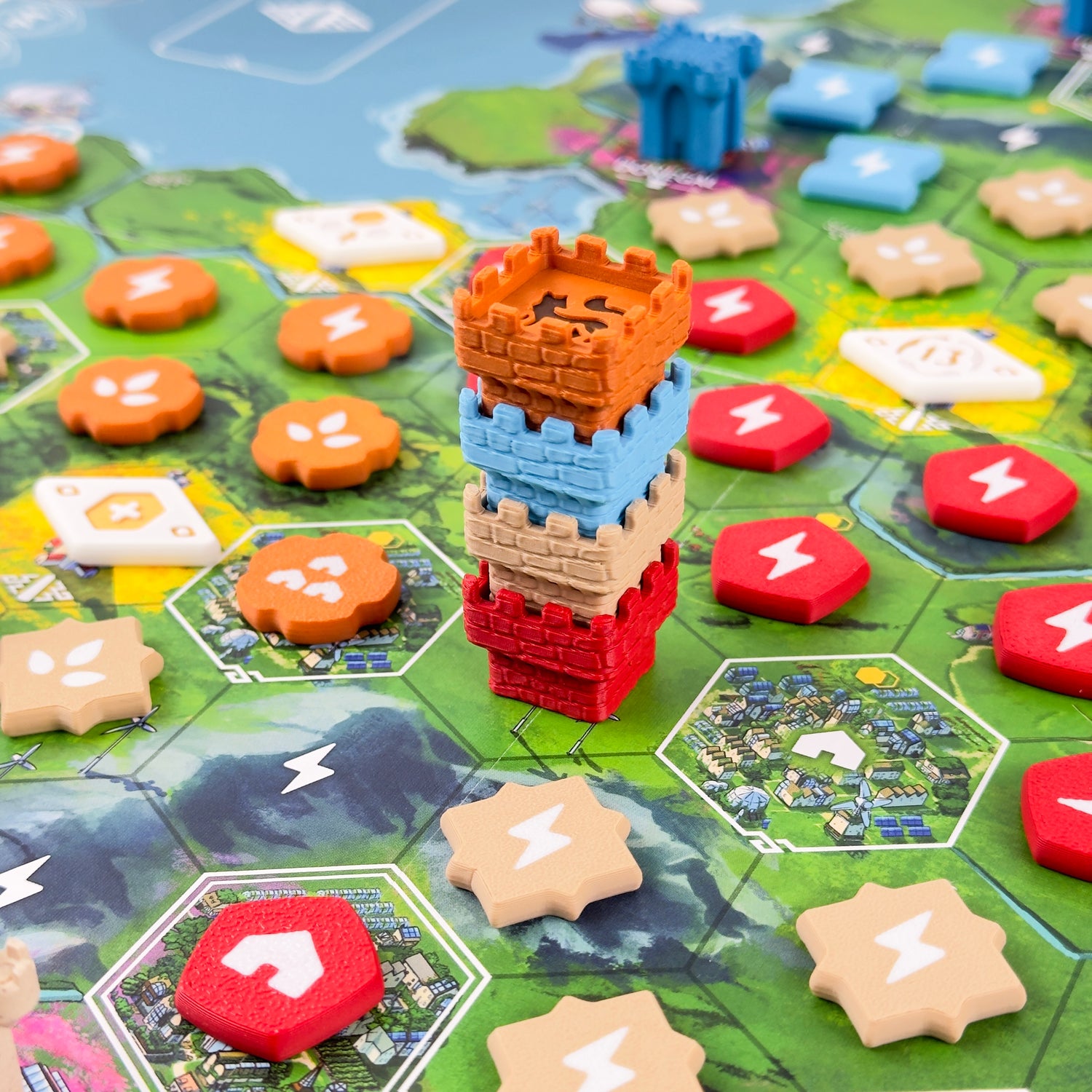 Rebirth – 3D Deluxe Score Marker Set (stapelbar, 4 Stk)