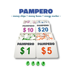 Pampero - ALL IN - 3D Deluxe Money Chips + Money Boxes + Energy Marker Set (87 pcs)