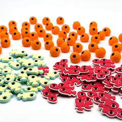 Finspan / Flossenschlag - 3D flat Fish & Realistic Egg Deluxe Resources Set (110 pcs)