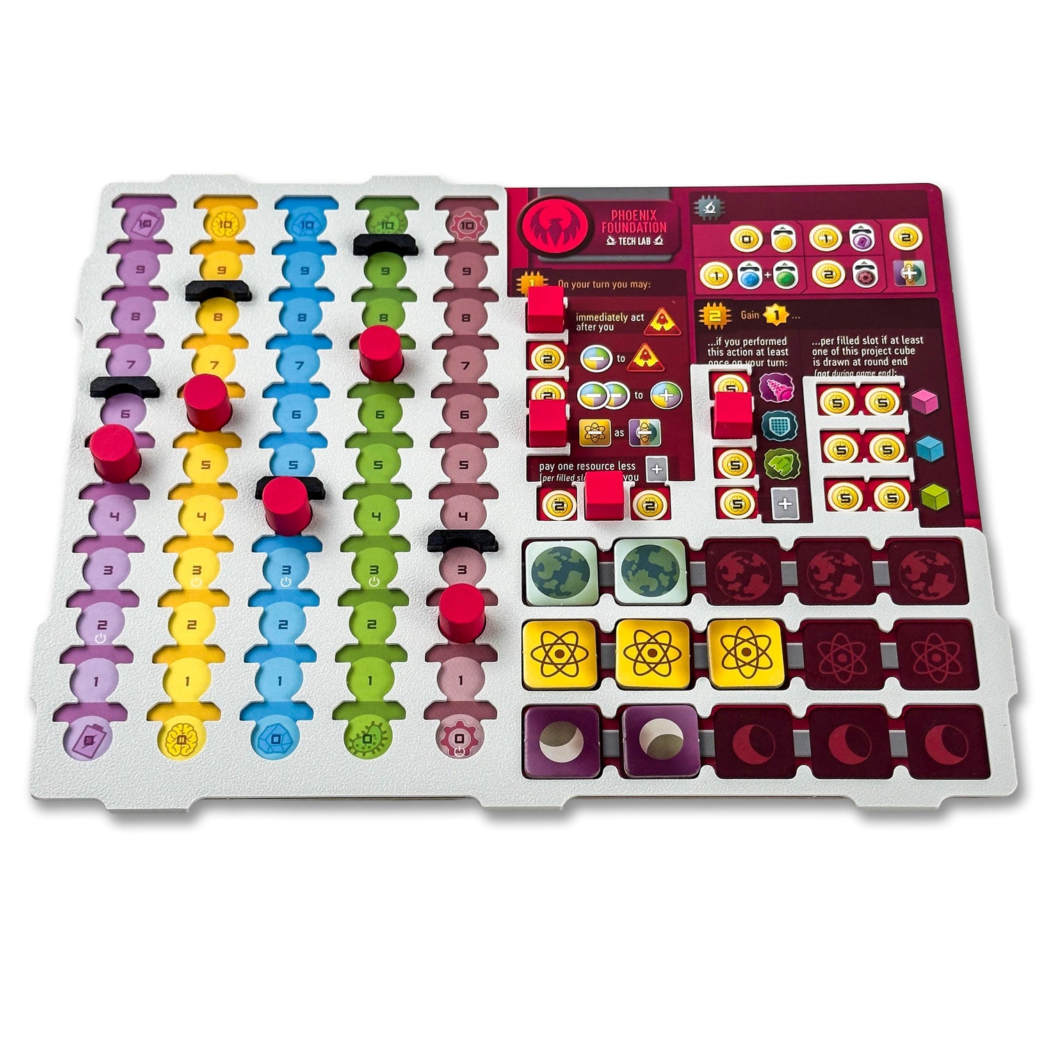 How to Save a World – 3D Deluxe Playerboard Overlays (4 pcs)