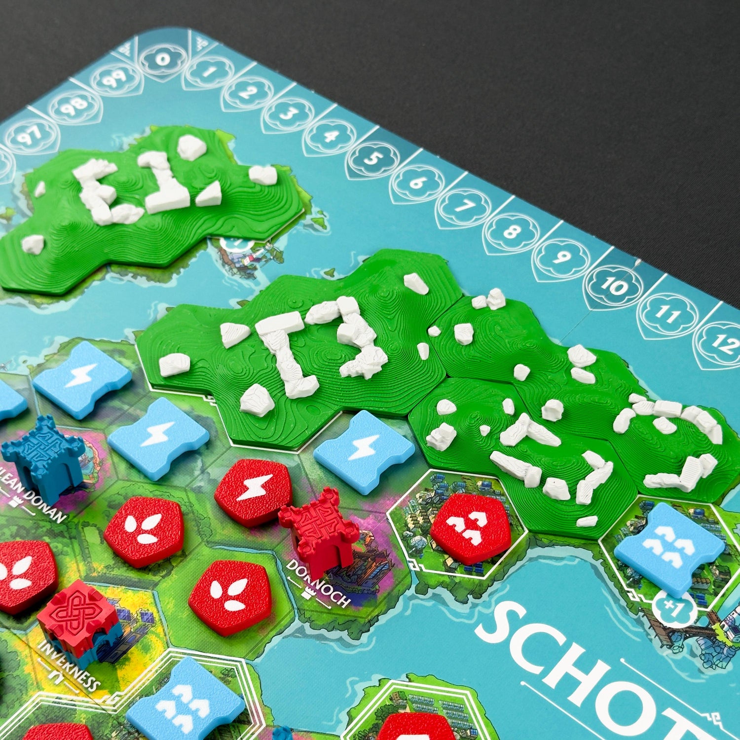 Rebirth – 3D Deluxe 2 Player Map Tiles (13 pcs) - only for Retail Version