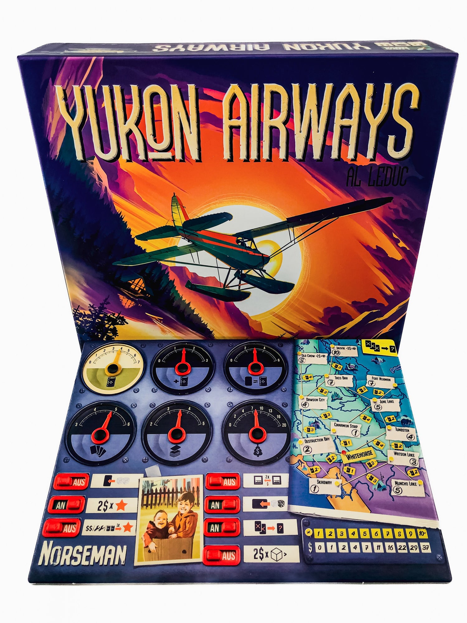 Yukon Airways – Playerboard Upgrade – Brettspiele / Boardgames - 3d Druck / Print