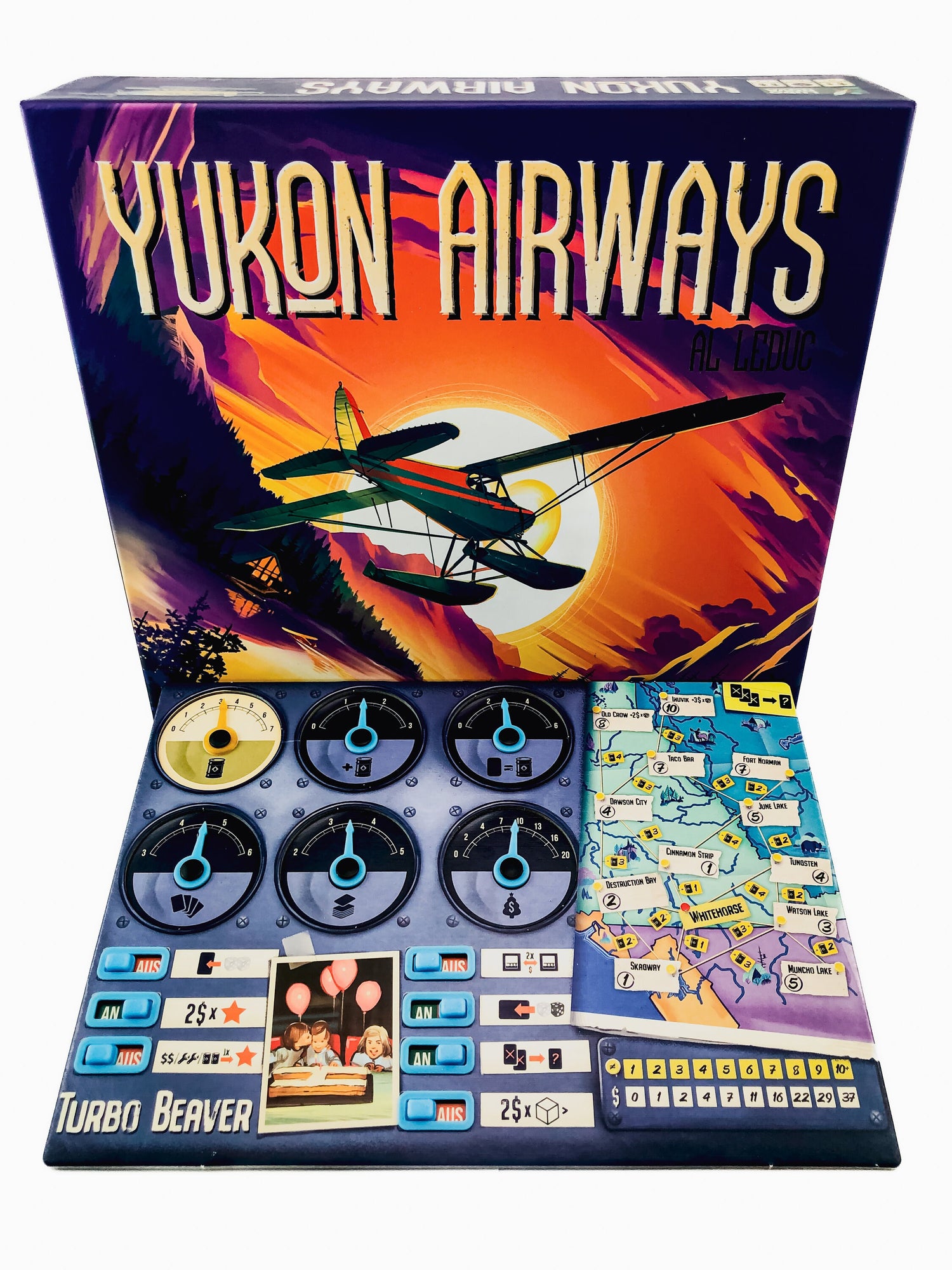 Yukon Airways – Playerboard Upgrade – Brettspiele / Boardgames - 3d Druck / Print