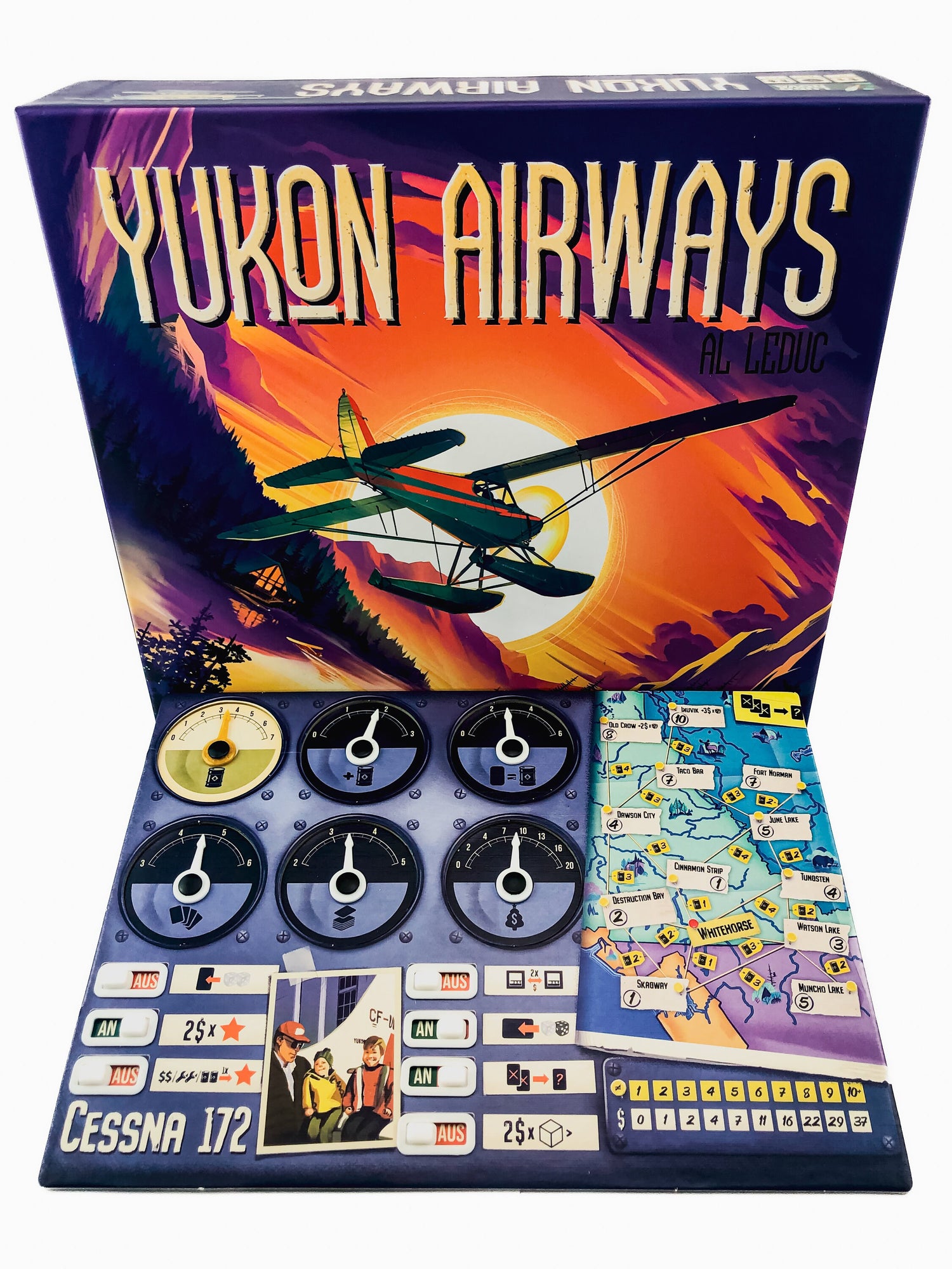 Yukon Airways – Playerboard Upgrade – Brettspiele / Boardgames - 3d Druck / Print