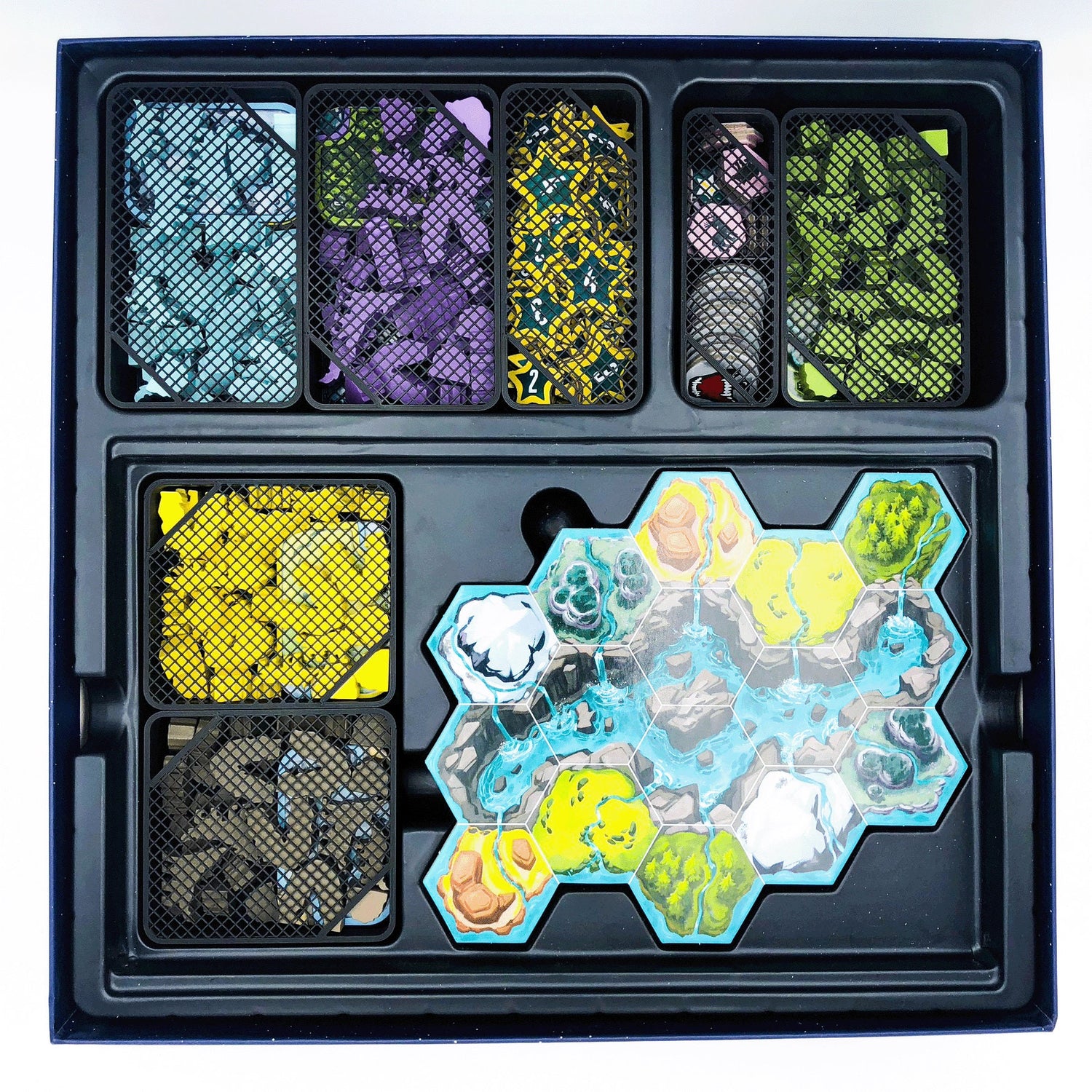 Die Wölfe / The Wolves – Insert Set / Inlay Set – Organizer / Einsatz / Einlage – Brettspiele / Boardgames / Box – 3d Druck / Print