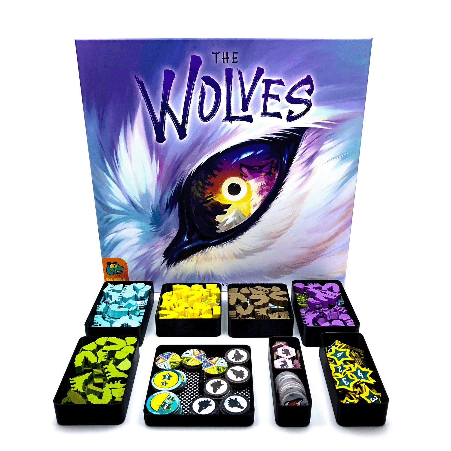 Die Wölfe / The Wolves – Insert Set / Inlay Set – Organizer / Einsatz / Einlage – Brettspiele / Boardgames / Box – 3d Druck / Print