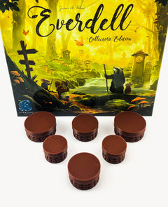 Everdell – Ressourcen Körbe als Set/Einzeln – mit Deckel – Brettspiele / Boardgames – 3d Druck / Print