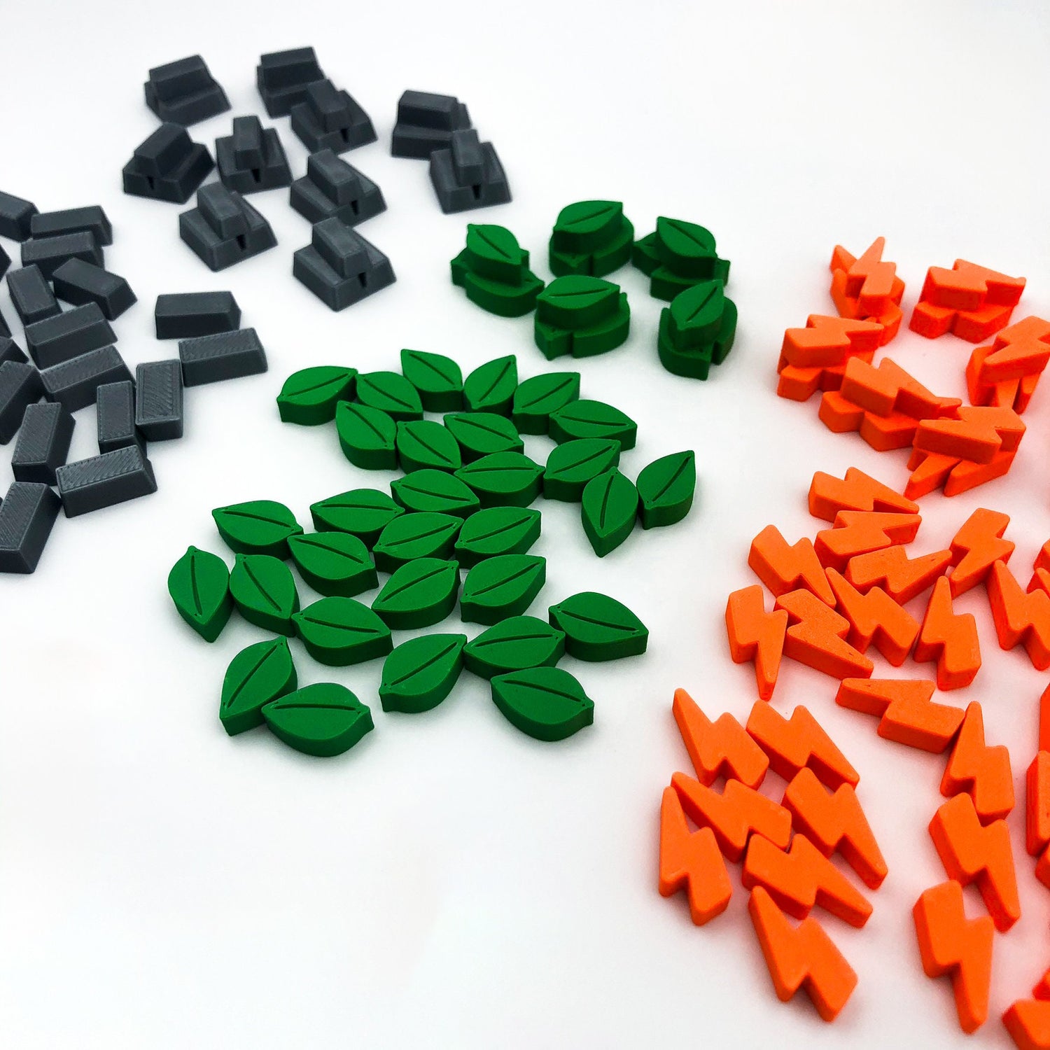 Evacuation – 3D Resources Set (115) / Produktion Marker (12) - Boardgame Upgrade – 3D Print